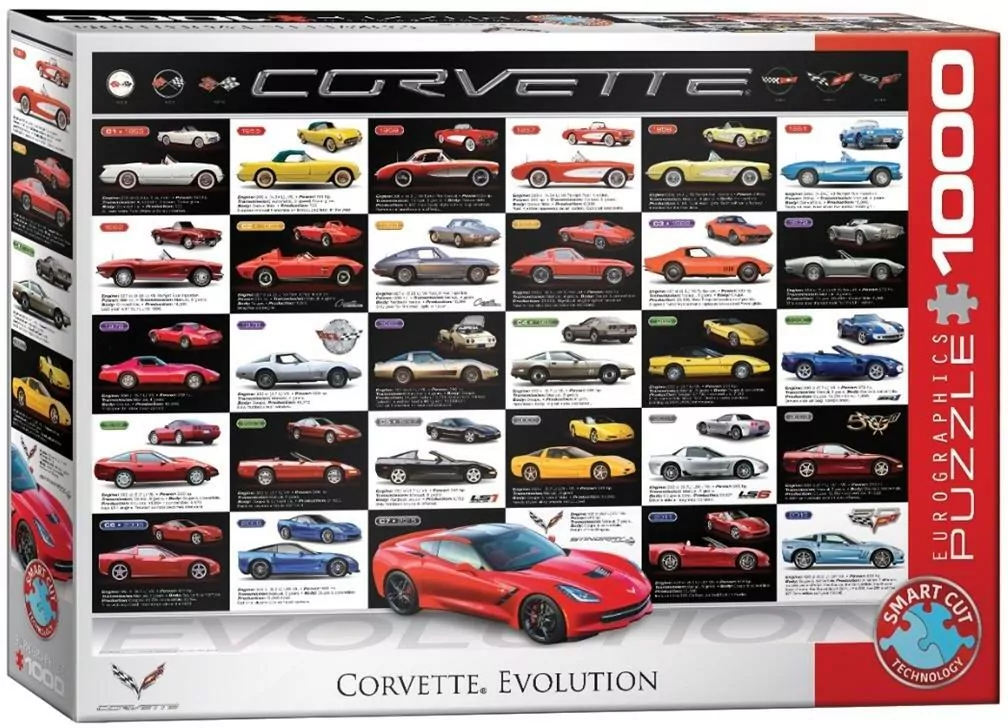 Puzzle 1000 Corvette Evolution 6000-0683 - tantis.pl