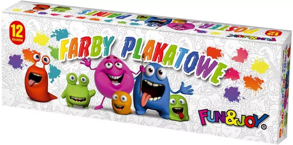 Titanum. Farby plakatowe, 12 kolorów - tantis.pl