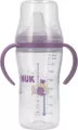 NUK. Butelka do nauki picia. 260 ml. Hipopotam - tantis.pl