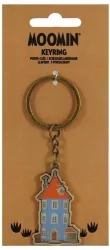 Muminki Brelok metalowy Dom Muminków