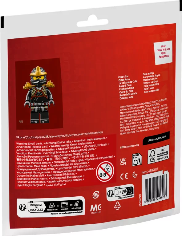 LEGO® Samochód ninja Cole’a 30723 - tantis.pl