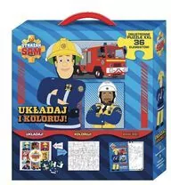 Strażak Sam. Układaj i koloruj - tantis.pl