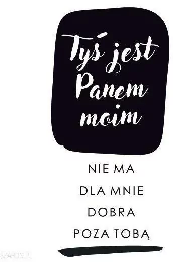 Podstawka korkowa - Tyś jest Panem moim ciemne - tantis.pl
