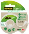 Taśma biurowa ekologiczna SCOTCH ? Magic™ (9-1920D), matowa, z dyspenserem, 19mm, 20m - tantis.pl