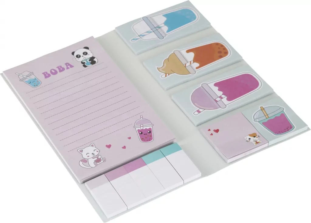 NOTES ZAKLADKI IND 200X100 BUBBLE TEA STK 24/96 - tantis.pl