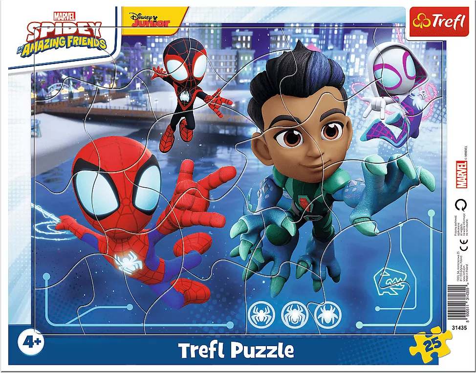 Puzzle ramkowe 25 Pajęczy skok TREFL - tantis.pl