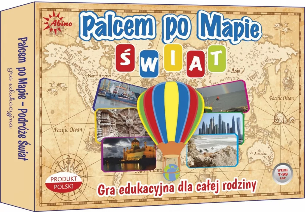 Palcem po mapie. Świat - tantis.pl