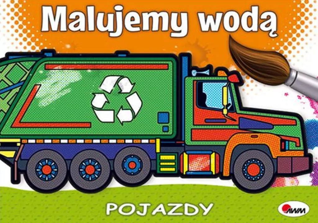 Pojazdy. Malujemy wodą - tantis.pl