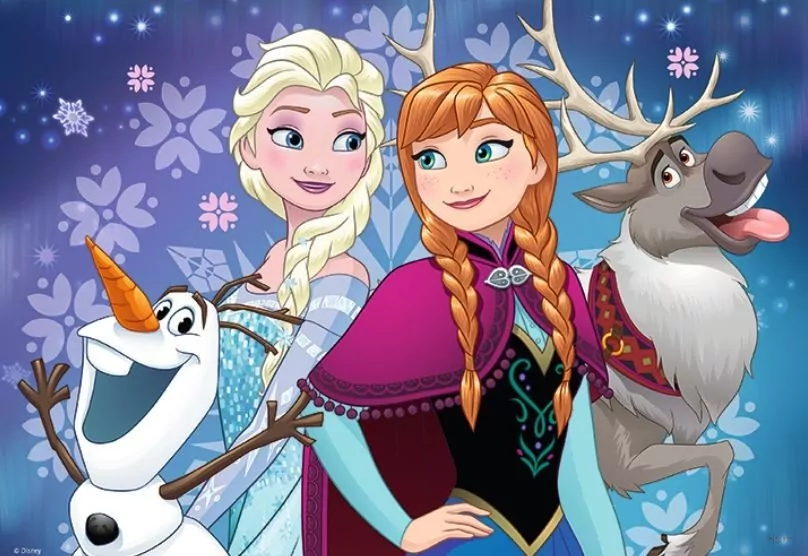 Ravensburger. Puzzle 2x24. Frozen. Zorza polarna - tantis.pl