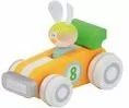 Drewniany samochodzik z króliczkiem - tantis.pl