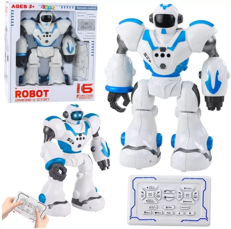 Robot interaktywny R/C 16 funkcji światło i dźwięk - tantis.pl