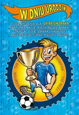 Karnet B6 + koperta. Young Urodziny