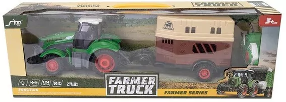 Traktor R/C z przyczepą do przewożenia koni - tantis.pl