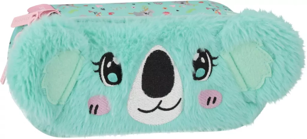 Piórnik saszetka 1zamek Koala pluszowy - tantis.pl