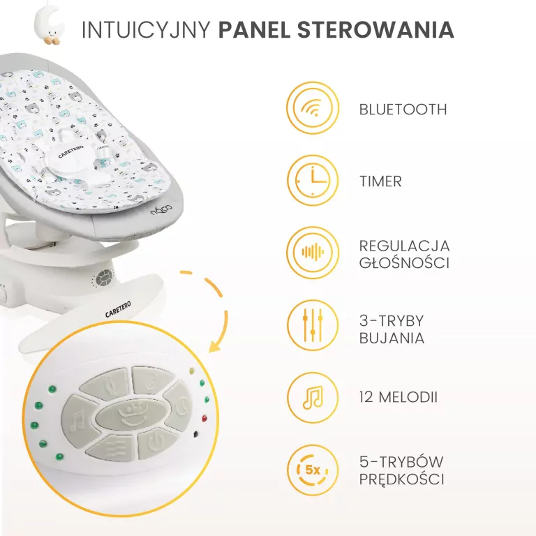 Caretero Bujaczek elektryczny Noco graphite - tantis.pl