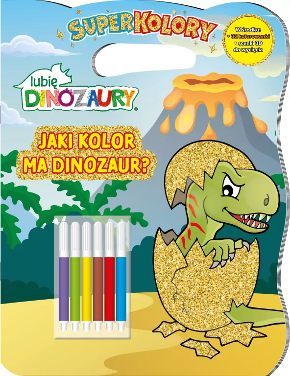 Jaki kolor ma dinozaur? Lubię Dinozaury. Superkolory - tantis.pl