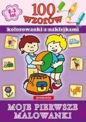 100 wzorów. Moje pierwsze malowanki. Kolorowanki z naklejkami