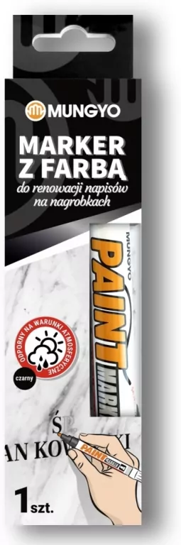 Marker do renowacji nagrobków czarny MUNGYO - tantis.pl