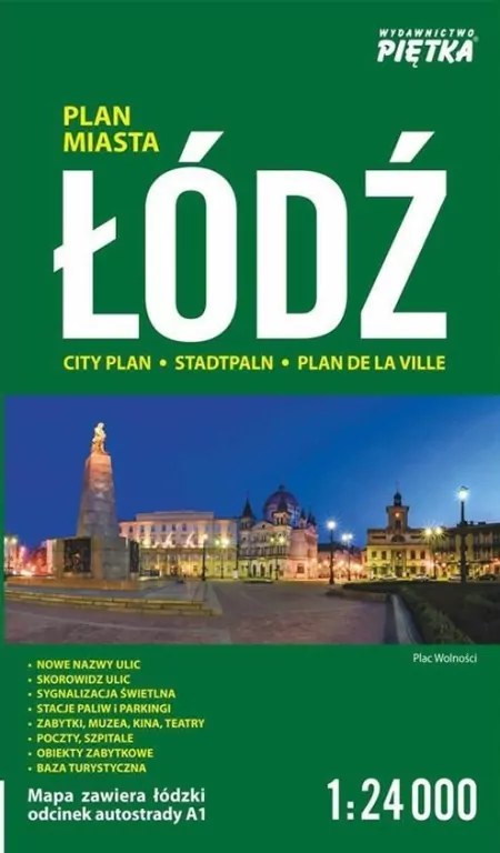 Łódź. Plan miasta 1:24 000 - tantis.pl