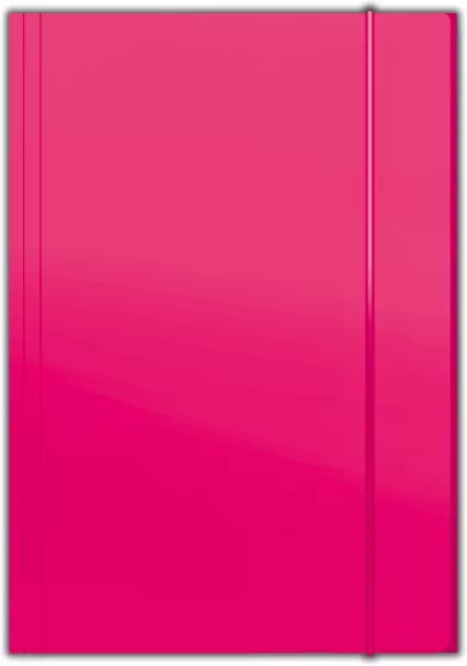 Teczka z gumką A4. Różowa - tantis.pl