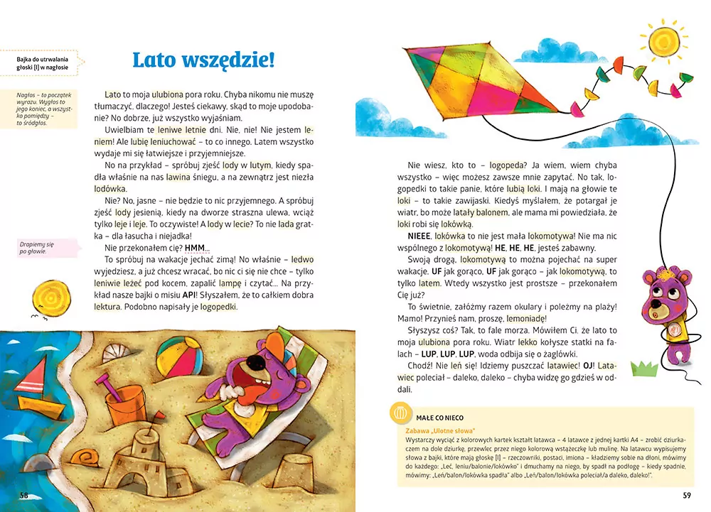Bajki logopedyczne misia API. 2-4 lat. Ładnie składnie - tantis.pl