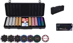 Zestaw do pokera 500 Exclusive nominały