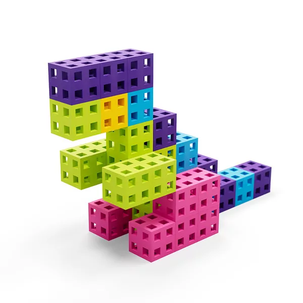 Klocki Meli Cube Pink Edu 300 elementów - tantis.pl