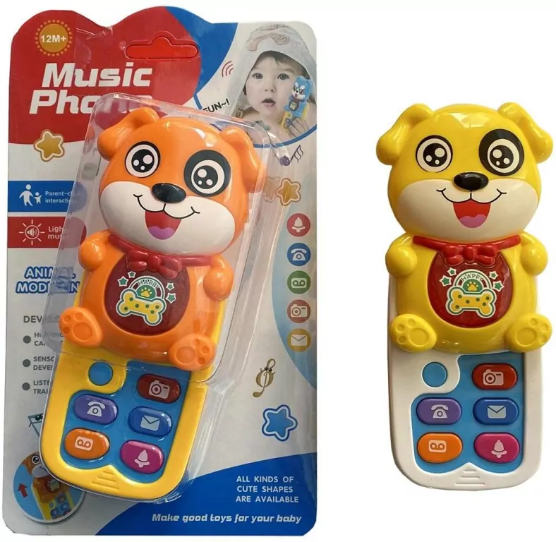 Telefon muzyczny dla malucha piesek - tantis.pl