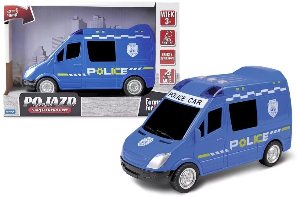 Pojazd Toys for Boys Policja z napędem - tantis.pl