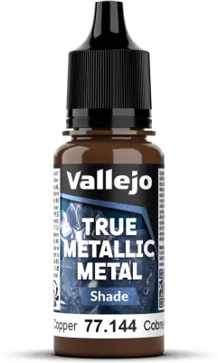 Vallejo: 77.144 - True Metallic Metal - Shade - Ancient Copper (18 ml)