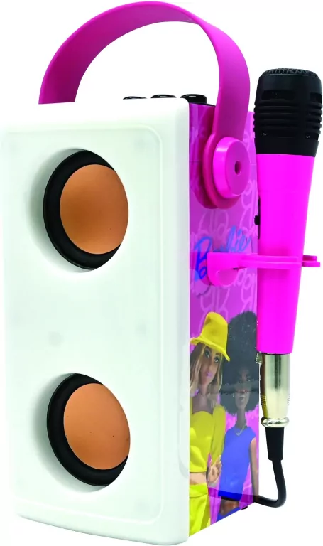Głośnik bluetooth z mikrofonem Barbie Lexibook BTP185BBZ - tantis.pl