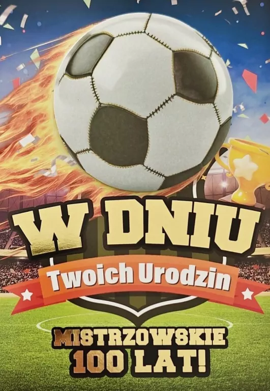 Karnet Urodziny piłka - tantis.pl