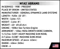 COBI. Armed Forces. Czołg  M1A2 Abrams - tantis.pl