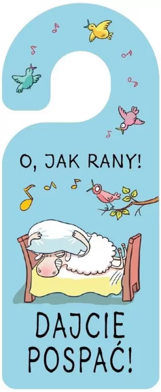 Zawieszka na klamkę Dajcie pospać - tantis.pl