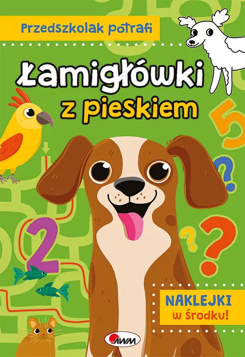 Łamigłówki z pieskiem. Przedszkolak potrafi - tantis.pl