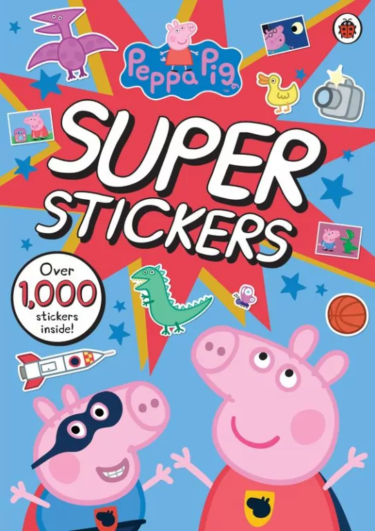 Peppa Pig: Super Stickers Activity Book - tantis.pl