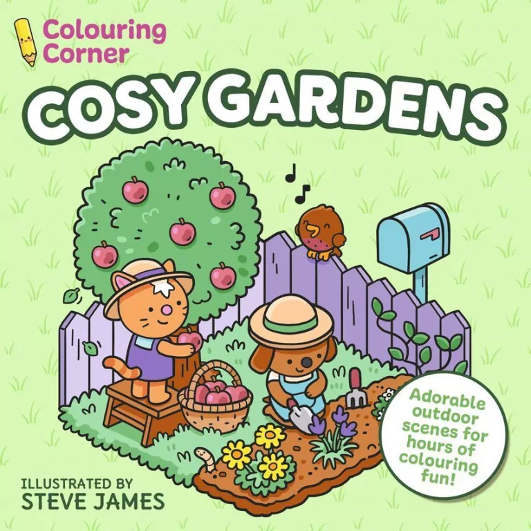 Colouring Corner: Cosy Gardens - tantis.pl