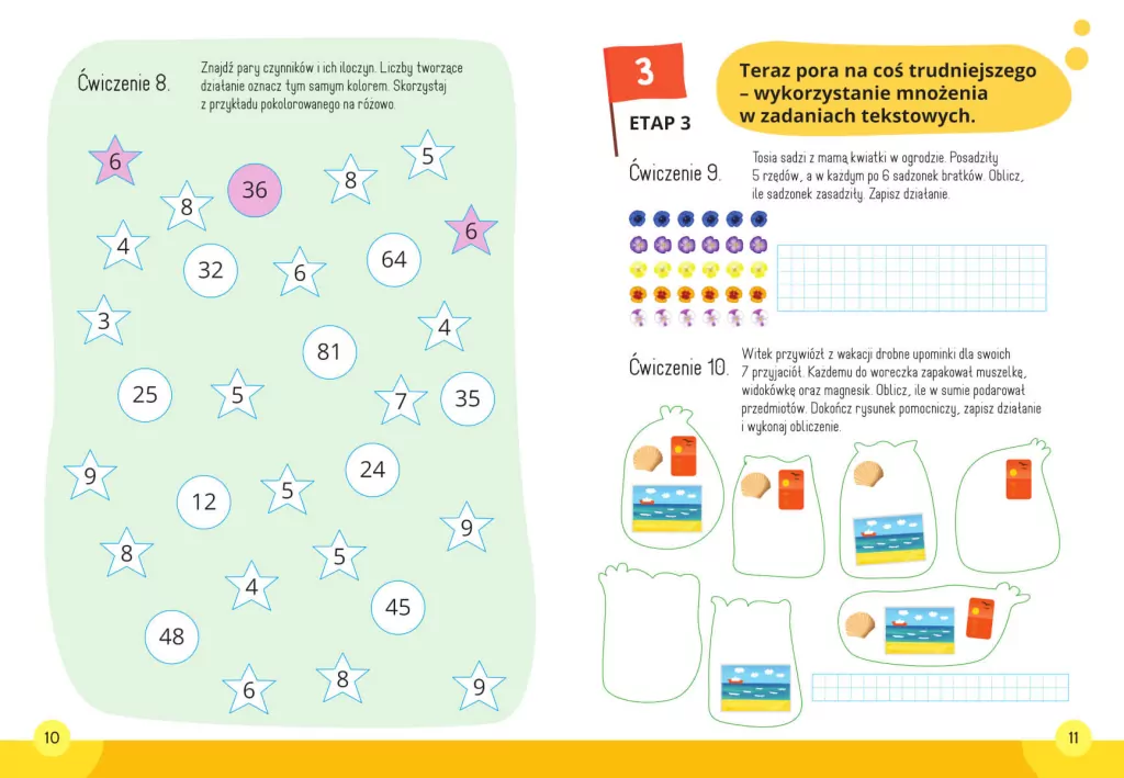 Mnożenie. Matematyka. Klasa 1-3. Mądry uczeń - tantis.pl