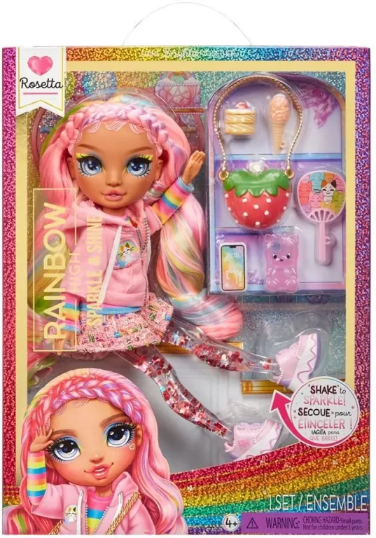 Rainbow High Sparkle & Shine Fashion Dolls Rosetta - tantis.pl