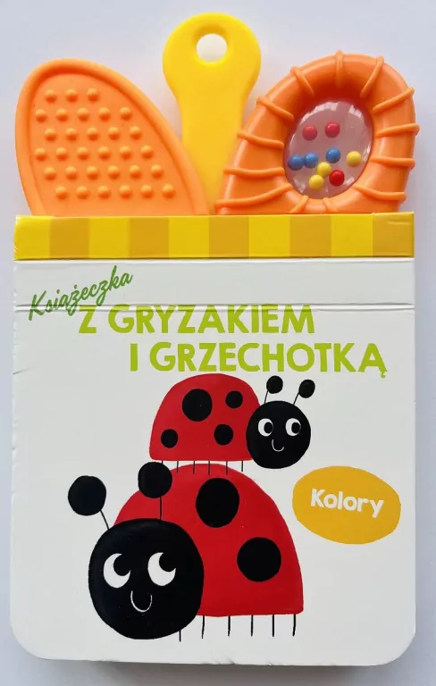 Książeczka z gryzakiem i grzechotką. Kolory - tantis.pl