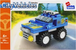 Klocki konstrukcyjne 56 elementów City Terenówka