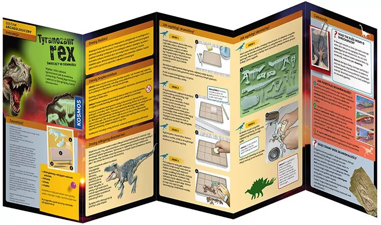 Zestaw Archeologiczny. Świecący w ciemności T-Rex - tantis.pl
