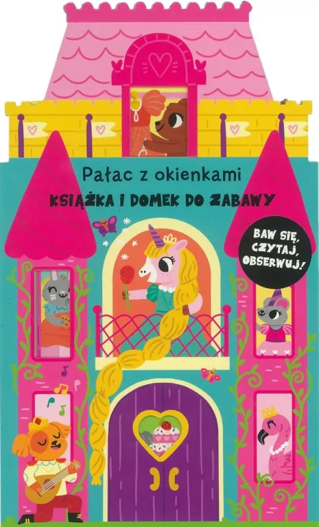 Książka i domek do zabawy. Pałac z okienkami - tantis.pl