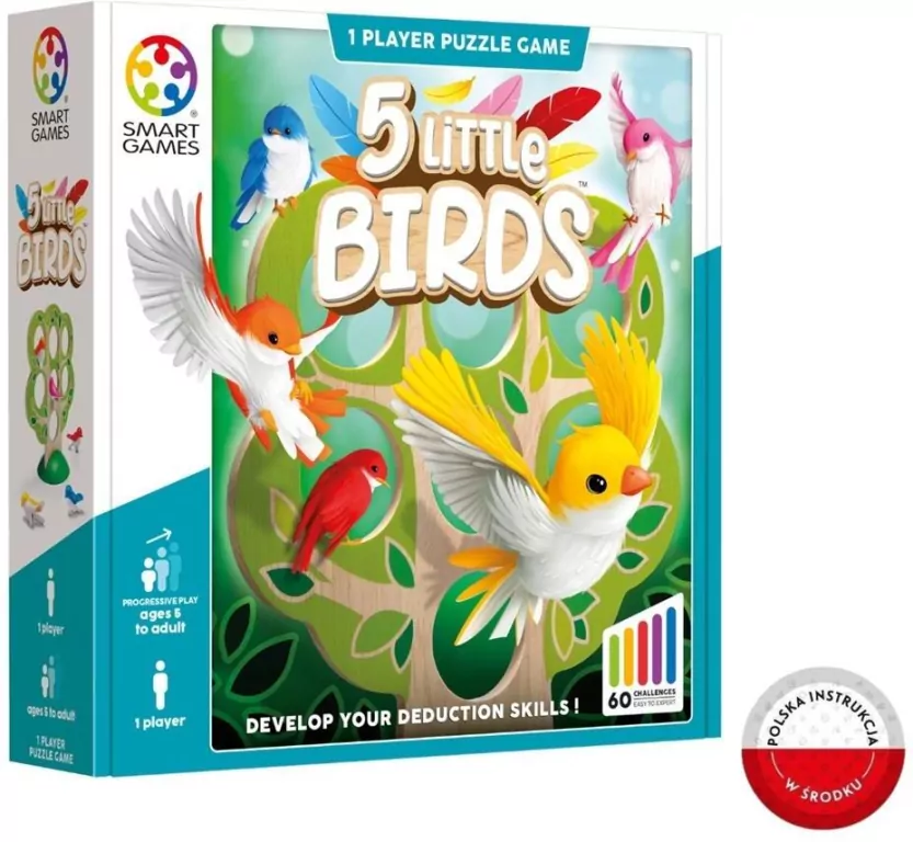 IUVI Games. Smart Games 5 Little Birds (ENG) - tantis.pl