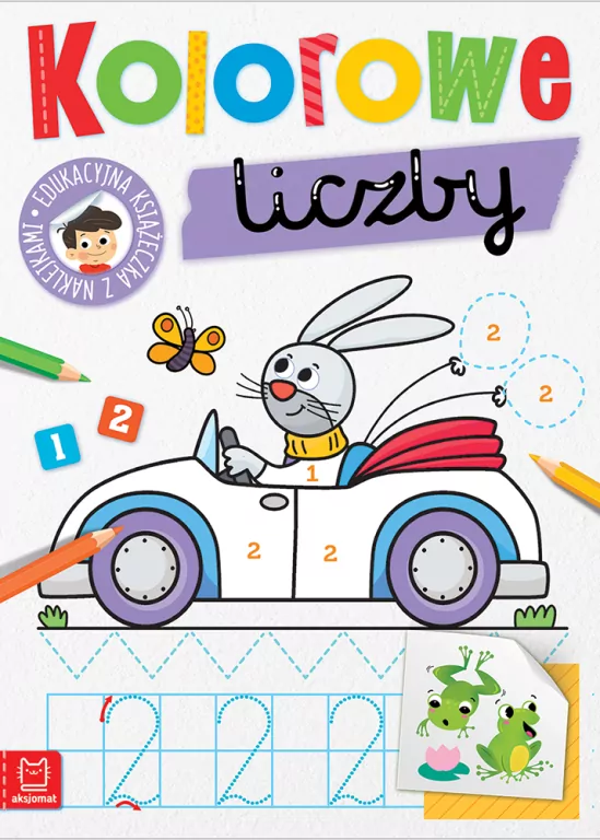 Kolorowe liczby. Edukacyjna książeczka - tantis.pl