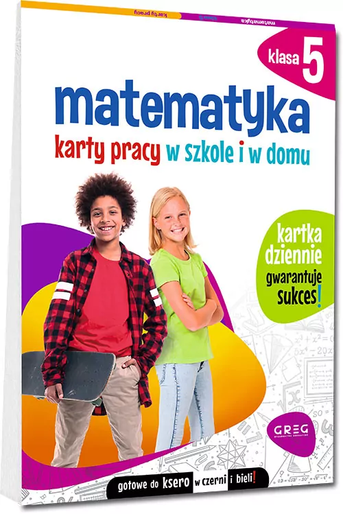 Matematyka Karty pracy w szkole i w domu Klasa 5 - tantis.pl