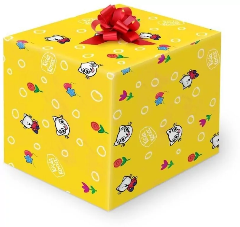 Papier prezentowy Kicia Kocia 70x200cm - tantis.pl