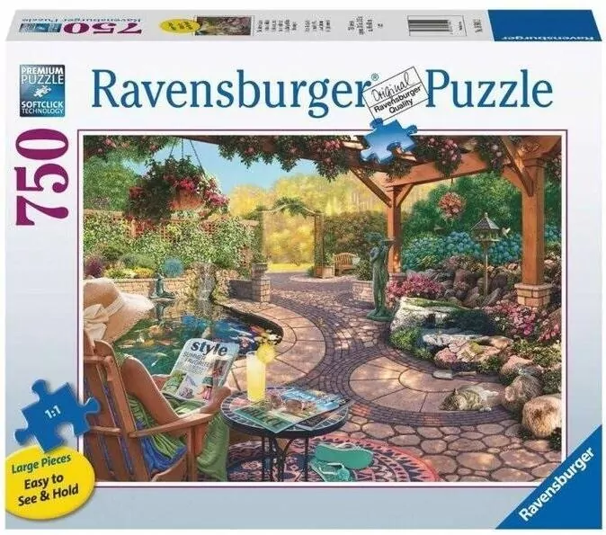 Puzzle 750. Piękne podwórko - tantis.pl