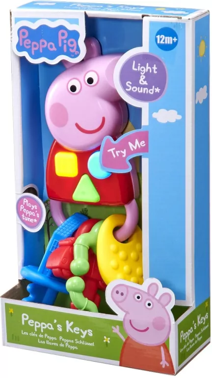 Peppa Pig. Kluczyki ze światłem i dźwiękiem - tantis.pl