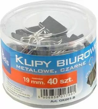 Klip biurowy 19mm - tantis.pl